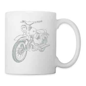 Simson Star Vintage Lineart Silhouette - Mug - white - Right