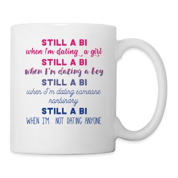 Bi - Bi - Gay Pride - LGBT - Cadeau - Mug blanc - blanc - Droite