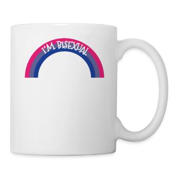 Bisexual Shirt - Bi - Gay Pride - LGBT Gift - Mug - white - Right