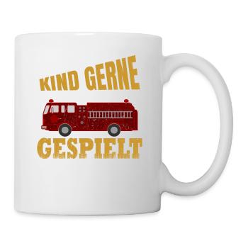 firetruck2 - Tasse - Weiß - Rechts