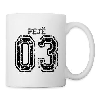 Peje 03, Peja 03 Kosovo Albanien Geschenk - Tasse - Weiß - Rechts