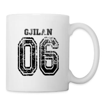 Gjilan 06 Kosovo Kosova Albania Geschenk Design - Tasse - Weiß - Rechts