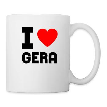 I Love Gera Thuringia Gift idea hometown - Mug - white - Right