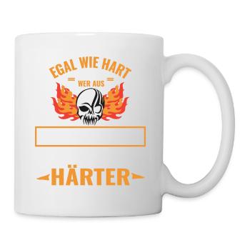 BERNBURG - Egal wie hart du bist BERNBURG ist HÄRT - Tasse - Weiß - Rechts