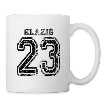 23 Elazig plaque d'immatriculation turque comme un cadeau - Mug blanc - blanc - Droite