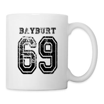 69 Bayburt Türkisches Nummernschild als Geschenk - Tasse - Weiß - Rechts