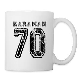 70 Karaman plaque d'immatriculation turque comme un cadeau - Mug blanc - blanc - Droite