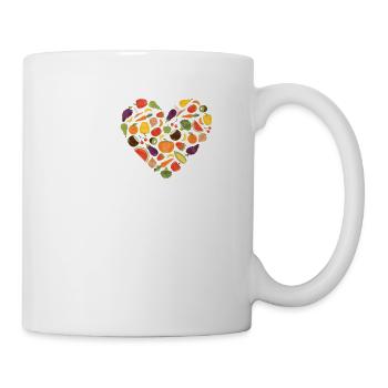 I love Fruit - design for fruit lovers gift - Mug - white - Right