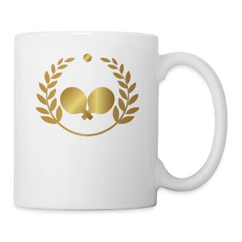 Ping-pong - Tennis de table - Tennis de table - Cadeau - Mug blanc - blanc - Droite