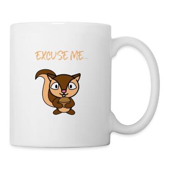 Excuse Me Your Birdfeeder Is Empty Squirrel - Mug - white - Right