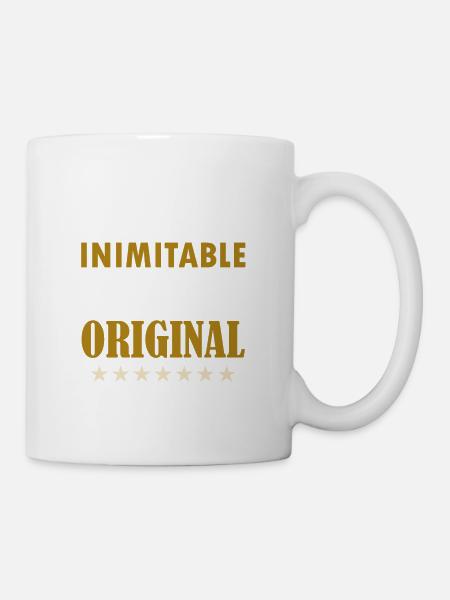 I Am Inimitable, I Am An Original T-Shirt - Mug - white