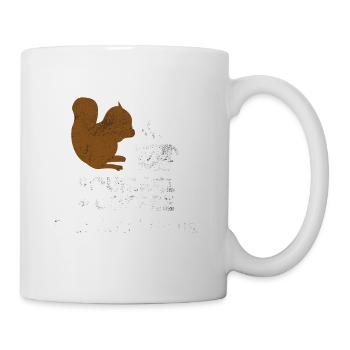 Squirrels Plus Coffee Dear God Help Us Chipmunks - Mug - white - Right