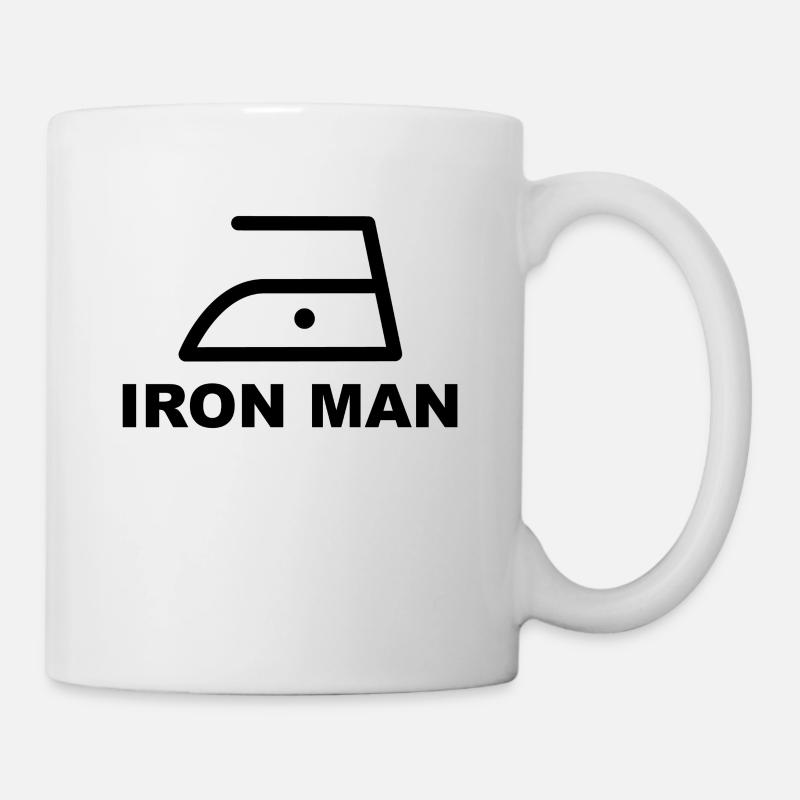 Iron iron Iron man hausmann - Mug - white
