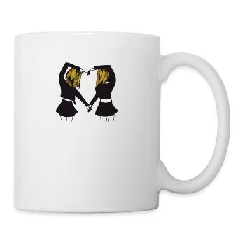 Les femmes du concours - Ensemble, nous sommes puissants - l'amour! :) - Mug blanc - blanc - Droite