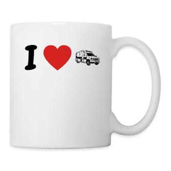 Ich liebe krankenwagen ambulanz png - Tasse - Weiß - Rechts