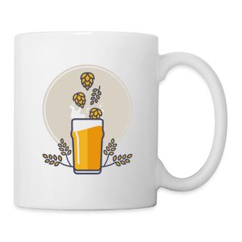 Beersplash - Tasse - Weiß - Rechts