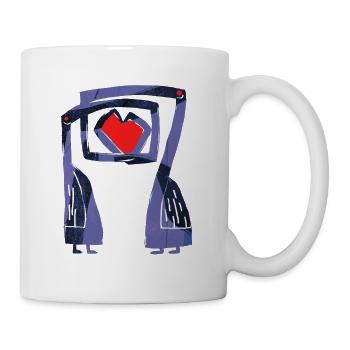 Love birds - Mug - white - Right