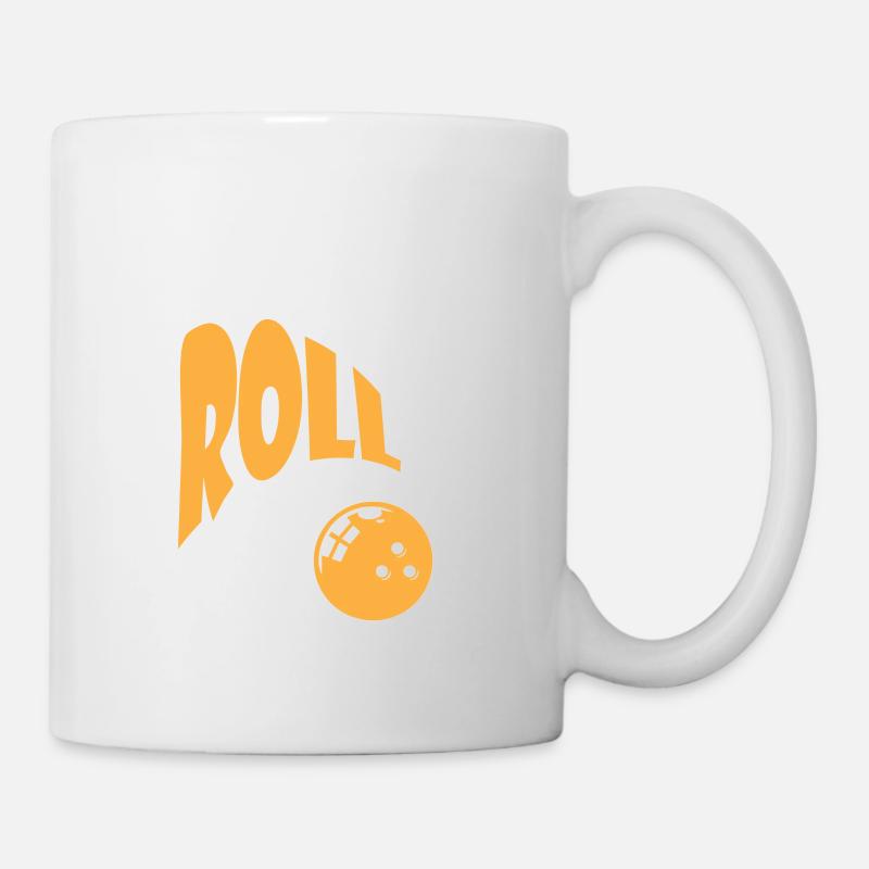 Bowling, donc je roule idée cadeau - Mug blanc - blanc