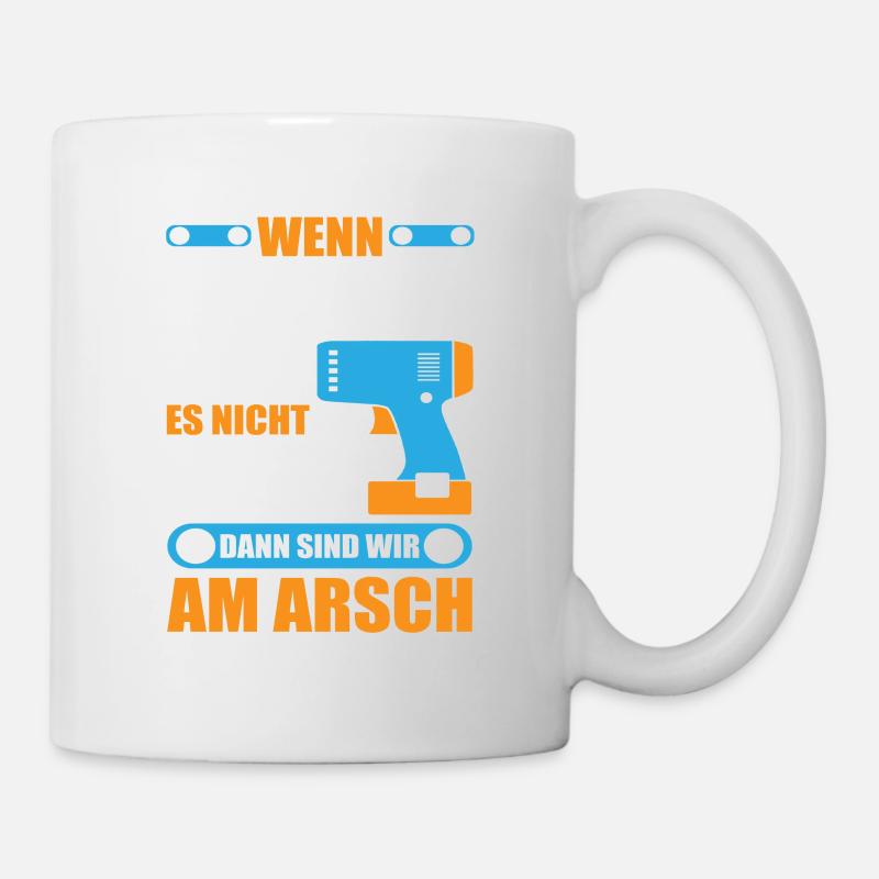 GERHARD Name Geschenk Reparatur reparieren - Tasse - Weiß