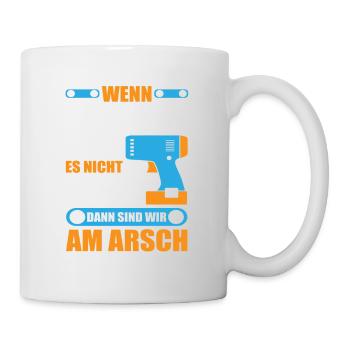 HARRY Name Geschenk Reparatur reparieren - Tasse - Weiß - Rechts