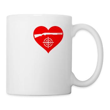 I like to hunt - Mug - white - Right