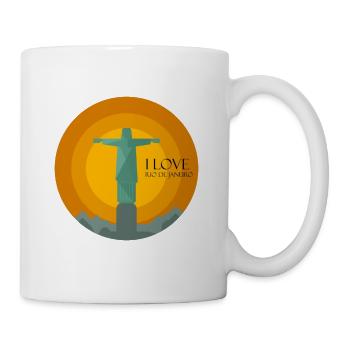 I love Rio de Janeiro - Tasse - Weiß - Rechts