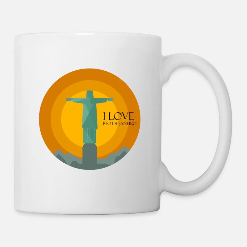 J'adore Rio de Janeiro - Mug blanc - blanc