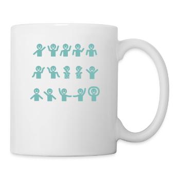 Shirt for mathematicians and teachers - Mug - white - Right