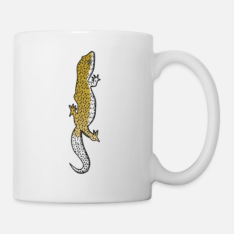 Lizard - Gecko - Reptile - Présent - Lézard - Mug blanc - blanc