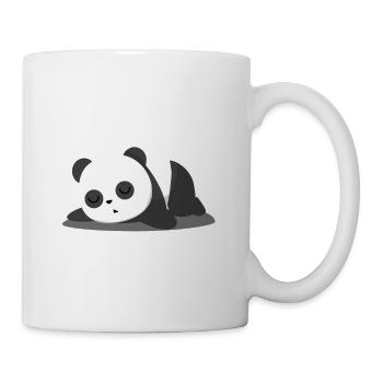 Panda Bear - Lazy - Sleep - Tired - Gift - Mug - white - Right
