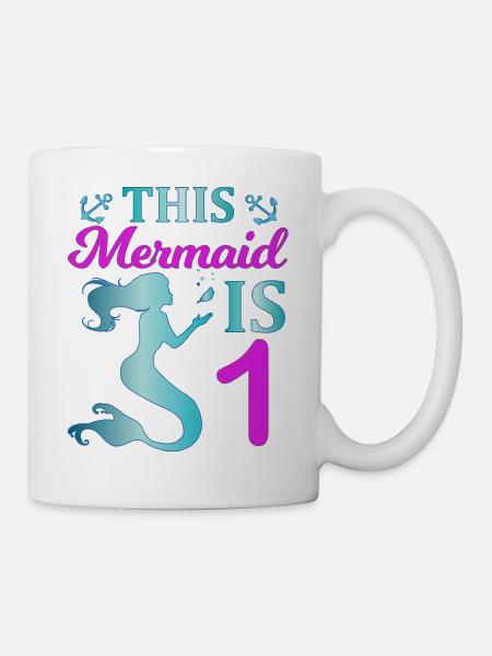 Cette sirène est un - Mug blanc - blanc