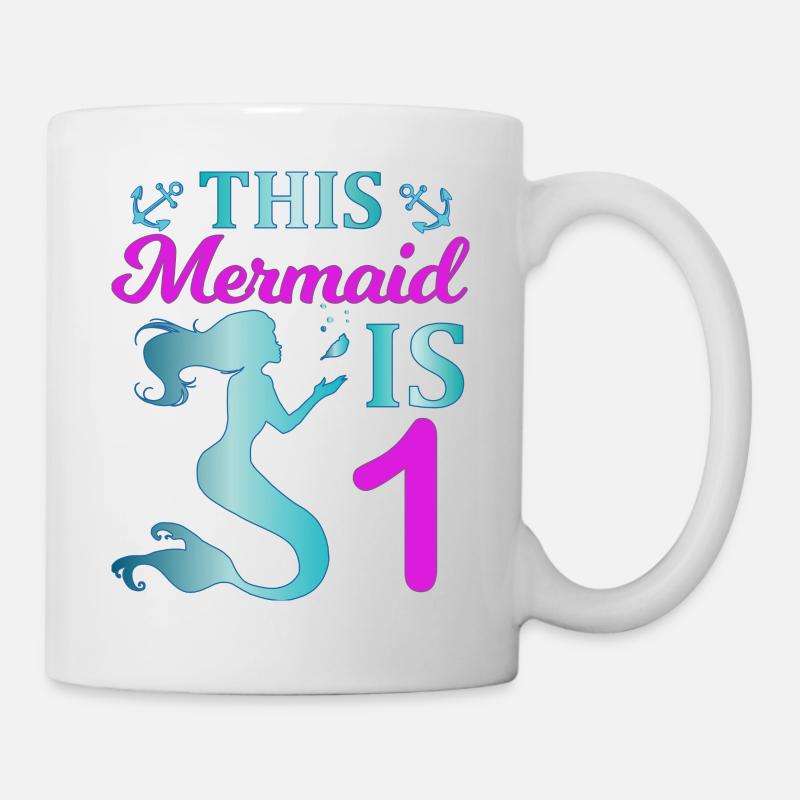 Cette sirène est un - Mug blanc - blanc