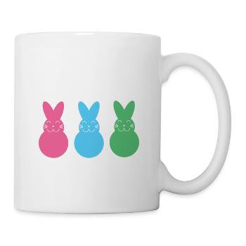 Pâques - Lapin de Pâques - Pâques - Cadeaux - Mug blanc - blanc - Droite