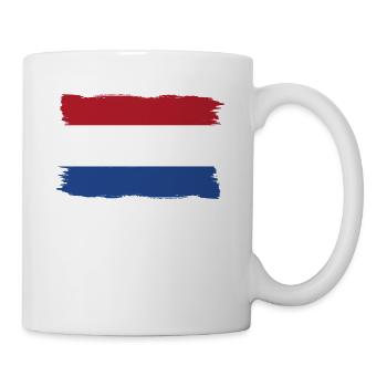 drapeau fierté, drapeau origine indigène holland .png - Mug blanc - blanc - Droite