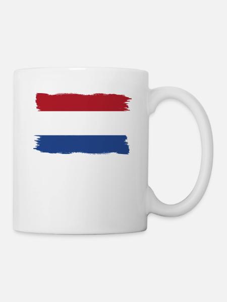 Pride flag flag home origin holland png - Mug - white