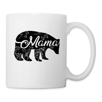 Maman Ours Grossesse Cadeau Fête des Mères - Mug blanc - blanc - Droite
