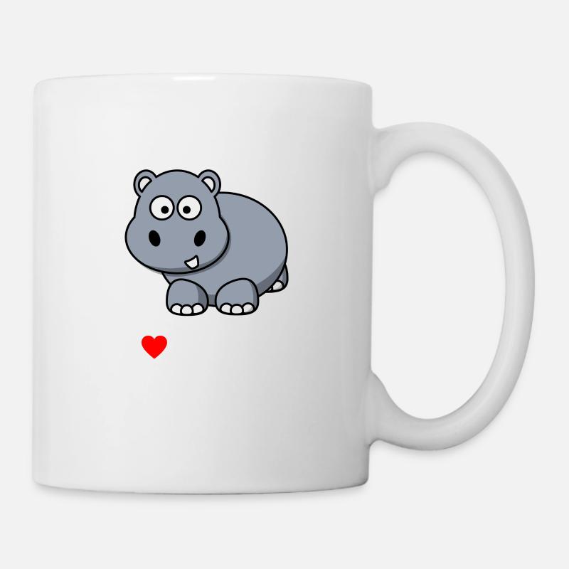J'AIME HIPPOS # 1 - Mug blanc - blanc