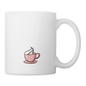 Lustiger Kaffee-Espresso-Cappuccino-Liebhaber-Entwurf - Tasse - Weiß - Rechts