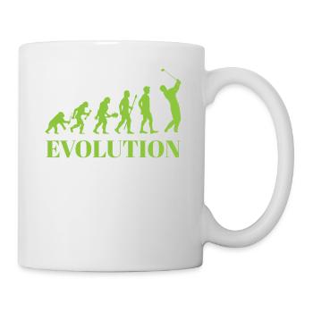 Evolution - Golf - Humour - Divertissement - Cadeau - Mug blanc - blanc - Droite