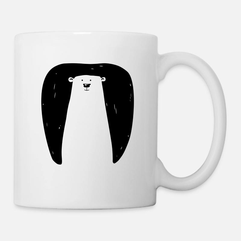 Bear in cave - Mug - white
