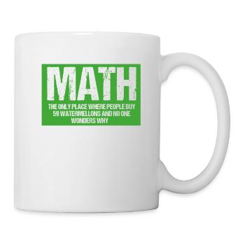 Funny Math - Cadeau - Chemise - Mug blanc - blanc - Droite