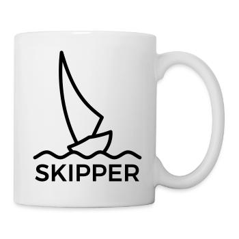 Skipper / segeln - Tasse - Weiß - Rechts