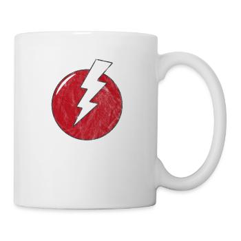 Blitz Namenshirt Superhero Superheld Theo - Tasse - Weiß - Rechts
