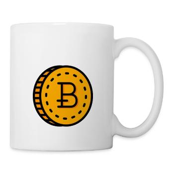 Plan B - Funny Blockchain HODL Digi Coin Crypto - Mug blanc - blanc - Droite