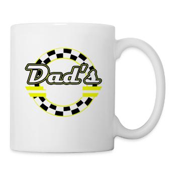 Funny dad's taxi service poison - Mug - white - Right