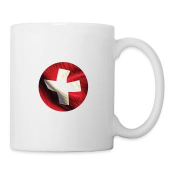 Switzerland Switzerland flag - Mug - white - Right