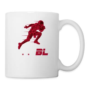 American Football Touchdown Geschenk Geburtstag - Tasse - Weiß - Rechts