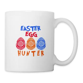 chasseurs d'oeufs de Pâques - Mug blanc - blanc - Droite
