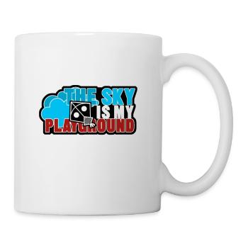 the sky is my playground - Mug - white - Right