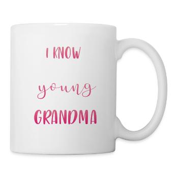 I know i look too young to be a grandma - Mug - white - Right